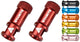 Granite juicy nipple cnc valve caps incl. tools