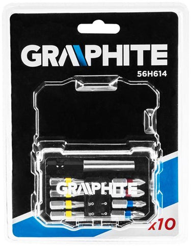 Graphite bitset 10-delig in opbergbox - 6480222