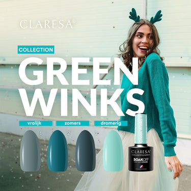 Claresa uv led gellak 5ml green winks 4
