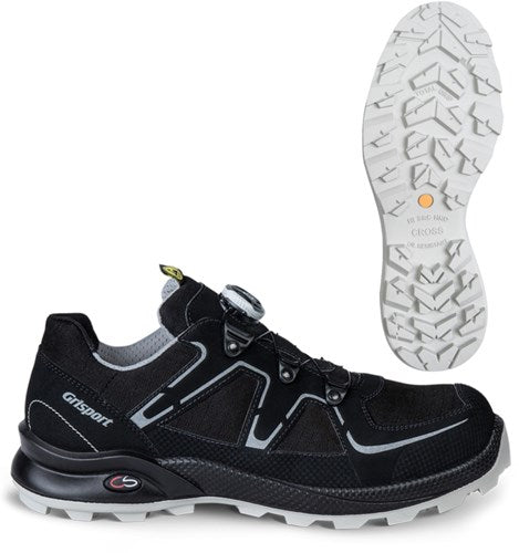 Afbeelding laden in galerijviewer, Grisport safety cross safety horizon 33606 boa s3 zwart zilver - maat 46 - 00.049.011.46
