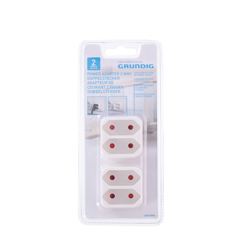 Afbeelding laden in galerijviewer, Grundig dubbelstekker 2 stuks
