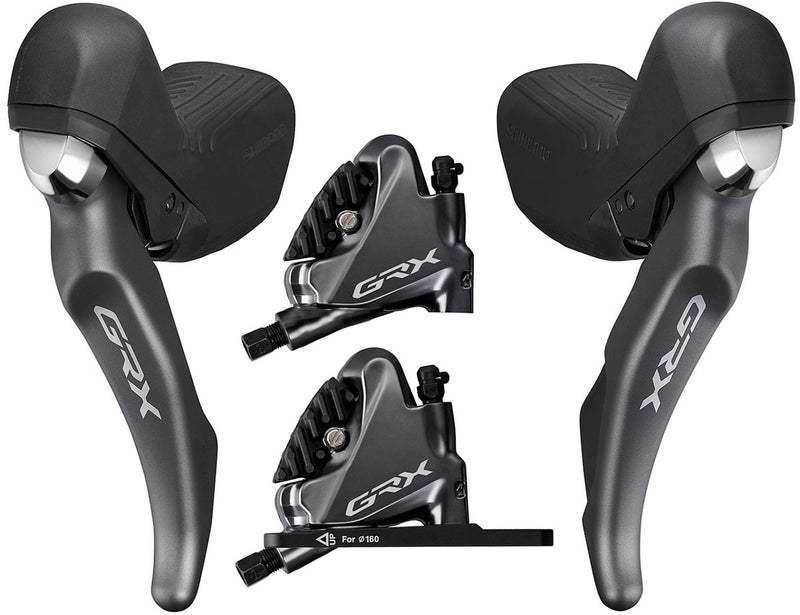 Afbeelding laden in galerijviewer, Shimano grx bl st-rx810+br-rx810 1x11-speed disc brake set
