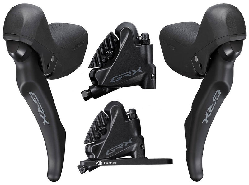 Afbeelding laden in galerijviewer, Shimano grx bl st-rx600+br-rx400 1x11-speed disc brake set
