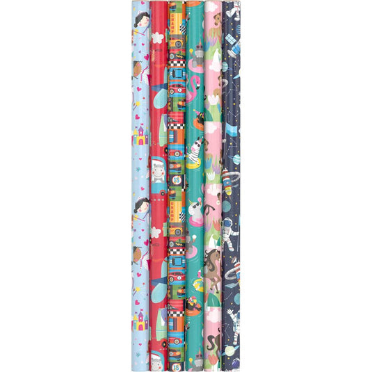 Cadeaupapier kids everyday rol 200x70cm