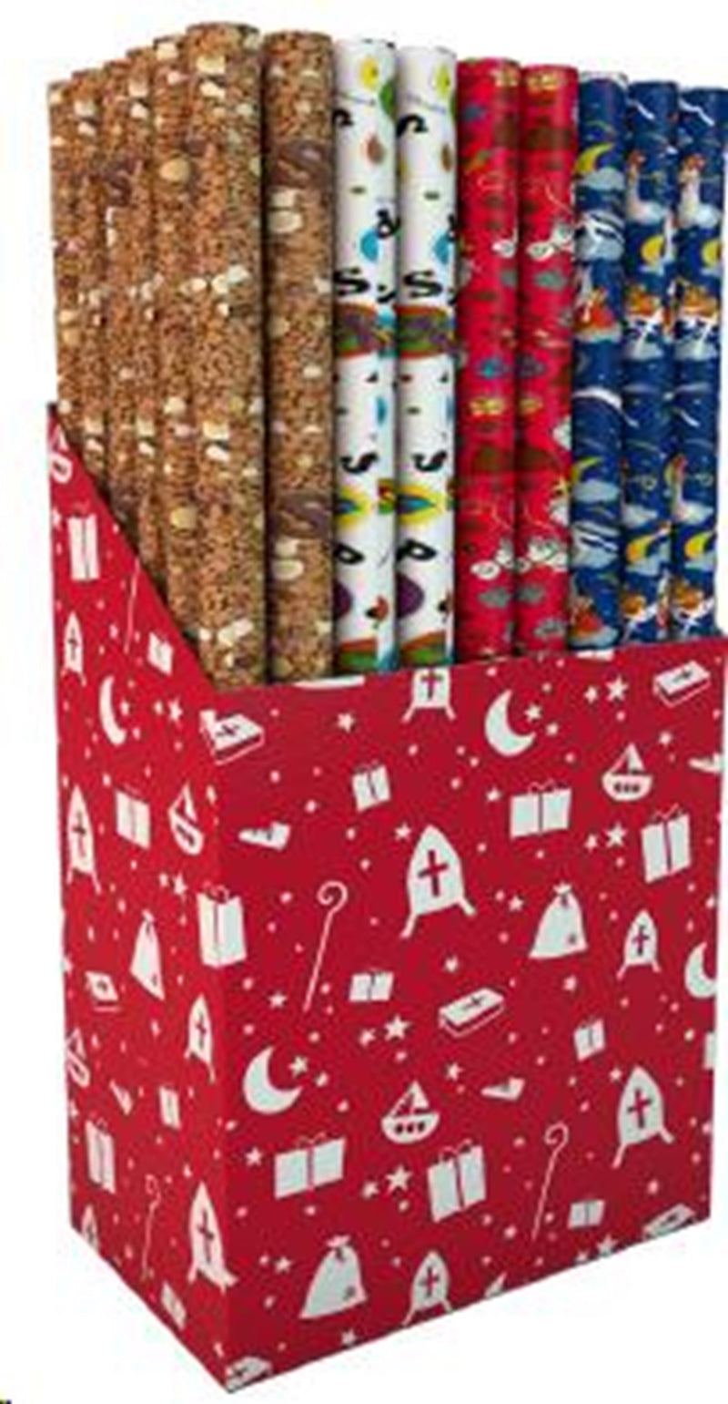 Afbeelding laden in galerijviewer, Hoomark cadeaupapier sinterklaas200x70 per losse rol
