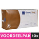 Abena poedervrije vinyl handschoenen maat extra large 100 stuks voordeelpakket