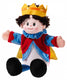 Heunec handspeelpop poupetta koning (30cm)