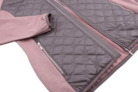 Hannah Outdoorvest Elsa dames polyester roze grijs maat 40