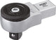Hazet insteek-omschakelratel 6404 · 14 x 18 mm insteekvierkant massief · 1 2 inch (12,5 mm) vierkant massief · lengte: 70,5 mm