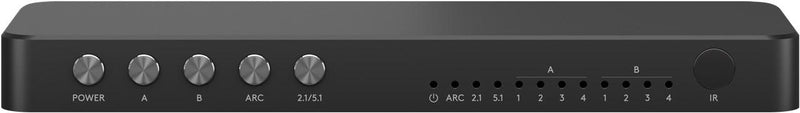 Afbeelding laden in galerijviewer, Abi hdmi 4x2 matrix switch
