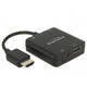 Delock hdmi audio extractor compact adapter (zwart, 0,3 meter, 4k 60hz)