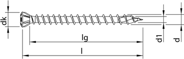 Heco -topix-plus 3,5 x 50, vloerschr, lk, t10, vvd, vz; 500 st - hc60329