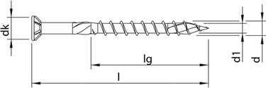 Heco -topix-plus a2 5,0 x 40 vlonderschroef vk t-20 dd; 200 stuks - hc61739