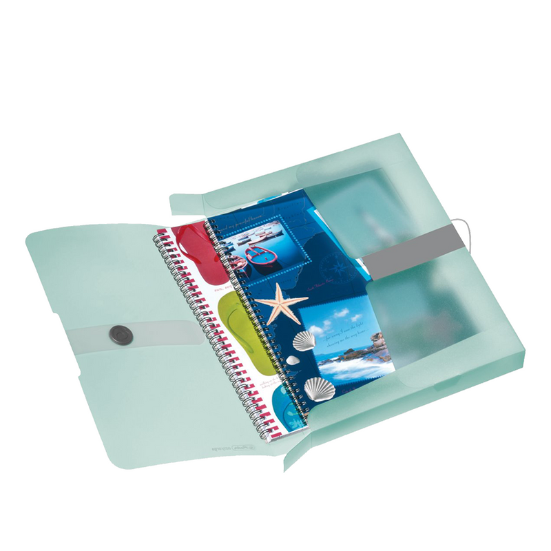 Afbeelding laden in galerijviewer, Herlitz documentbox a4 4cm pastel mint
