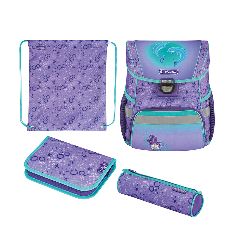 Afbeelding laden in galerijviewer, Abi herlitz schooltas loop plus dolphins 4-delig
