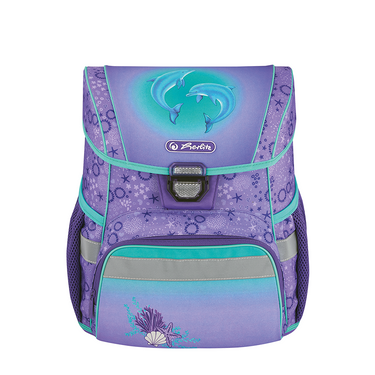Abi herlitz schooltas loop plus dolphins 4-delig