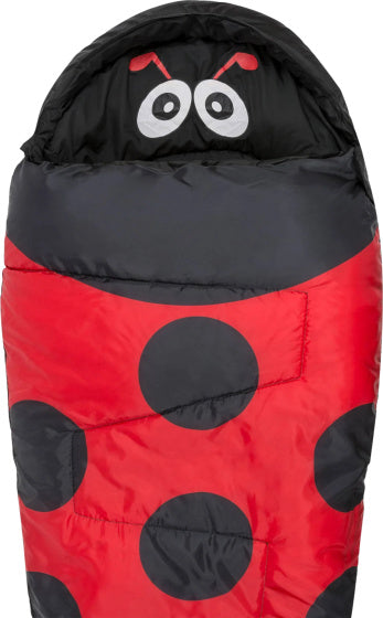 Afbeelding laden in galerijviewer, Highlander Mummy Slaapzak Ladybird 170 cm Polyester Rood
