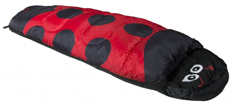 Afbeelding laden in galerijviewer, Highlander Mummy Slaapzak Ladybird 170 cm Polyester Rood
