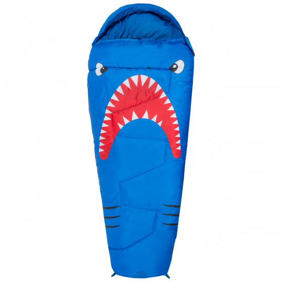 Afbeelding laden in galerijviewer, Highlander Mummy Slaapzak Shark 170 cm Polyester Blauw
