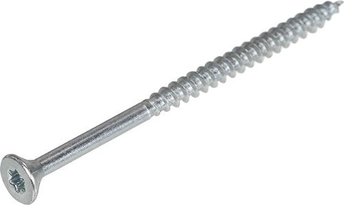 Afbeelding laden in galerijviewer, Hoenderdaal fasteners hoenderdaal spaanplaatschroef verzinkt platkop deeldraad torx tx25 5.0x100 60 | 200 stuks - 0206.01.42601
