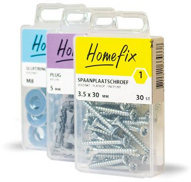 Homefix keilbout m8x50x20 | 2 stuks - 6701.10.70020