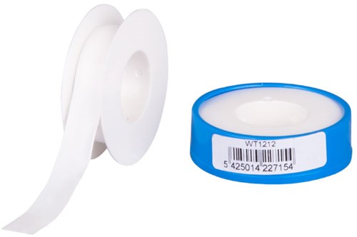 Hpx producten afdichtingstape water wit 12mm x 12m