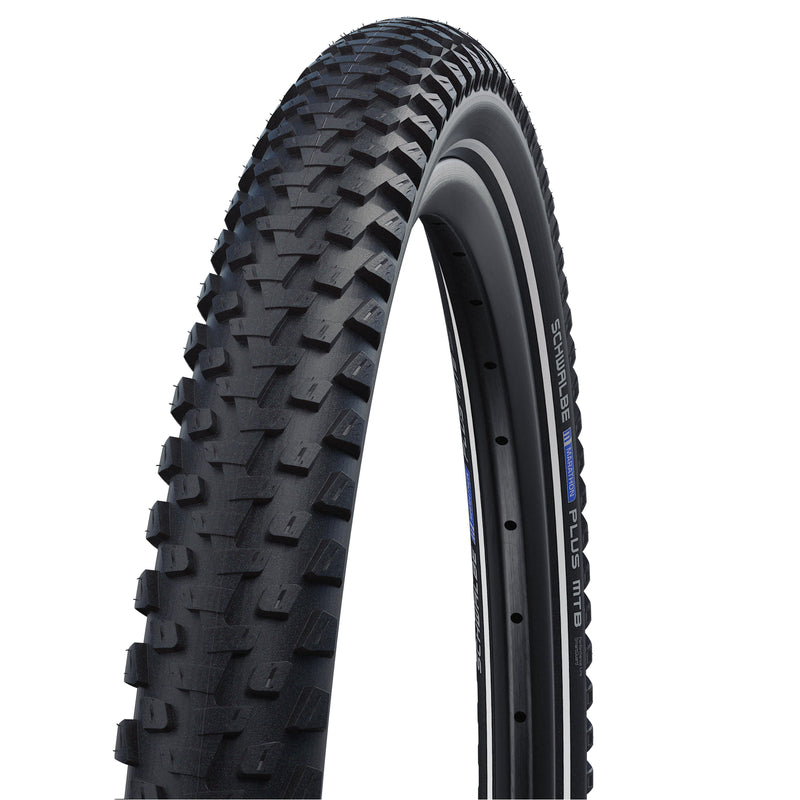 Afbeelding laden in galerijviewer, Schwalbe draadband marathon plus mtb 54-622 +r zwart
