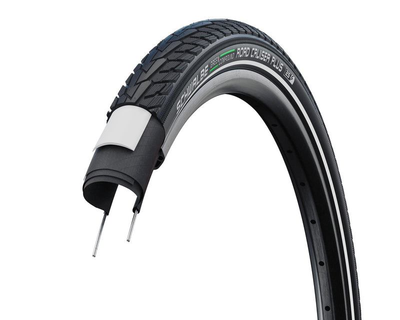 Afbeelding laden in galerijviewer, Schwalbe buitenband Road Cruiser Plus 24 x 1.75 zw refl
