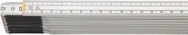 Hultafors duimstok p600 3m | wit - hu106729