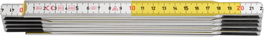 Hultafors duimstok t59 2m wit geel | 10-delig - hu105254