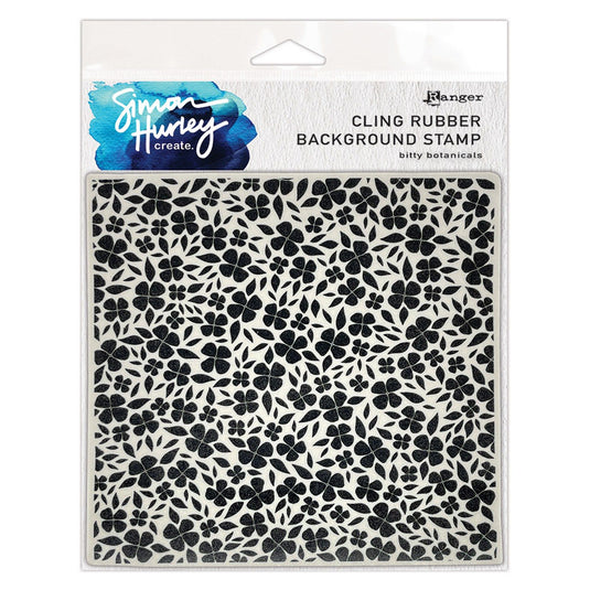 Ranger ink ranger • simon hurley create cling background stamp bitty botanicals