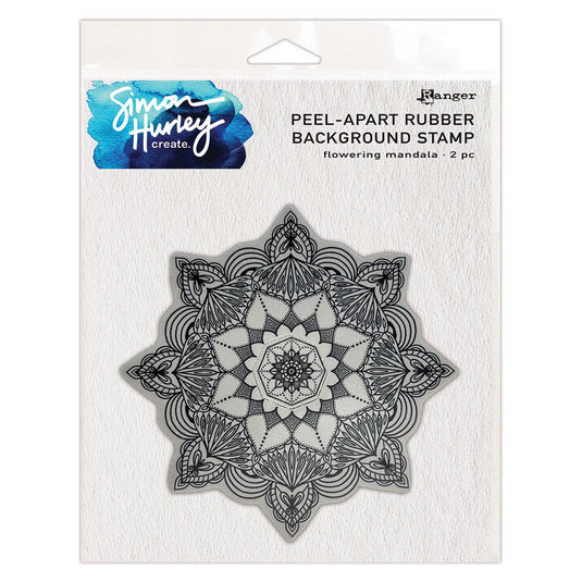 Ranger ink ranger • simon hurley create. background stamp flowering mandala