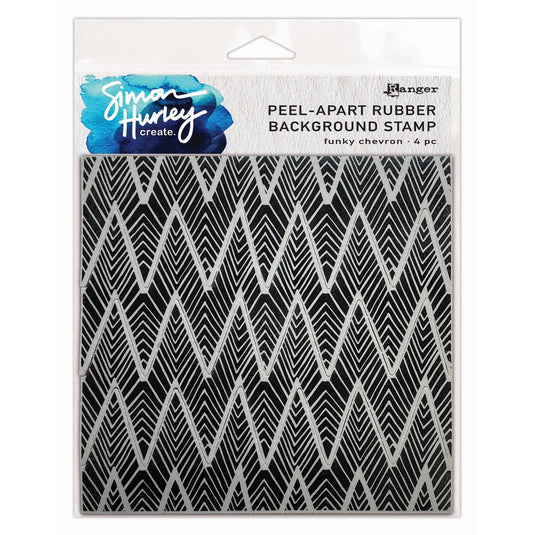 Ranger ink ranger • simon hurley create. background stamp funky chevron