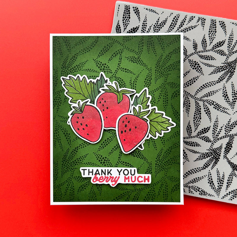 Afbeelding laden in galerijviewer, Ranger ink ranger • simon hurley create. background stamp dotted leaves

