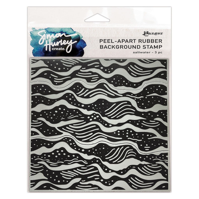 Afbeelding laden in galerijviewer, Ranger ink ranger • simon hurley create. peel apart background stamp saltwater

