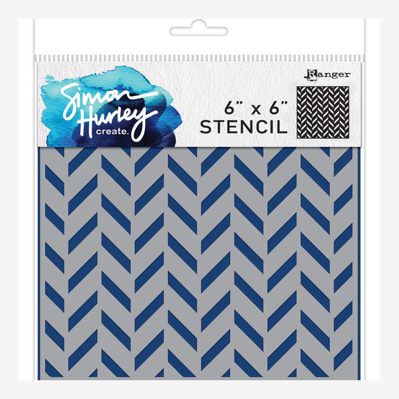 Afbeelding laden in galerijviewer, Ranger ink ranger • simon hurley create stencil flip flop chevron
