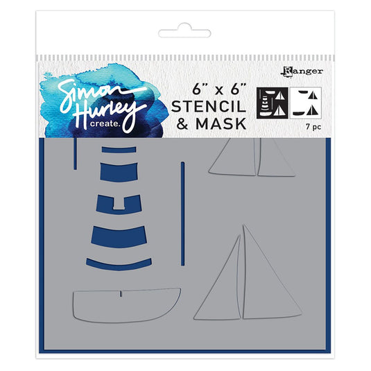 Ranger ink ranger • simon hurley create. layering stencils mask smooth sailing
