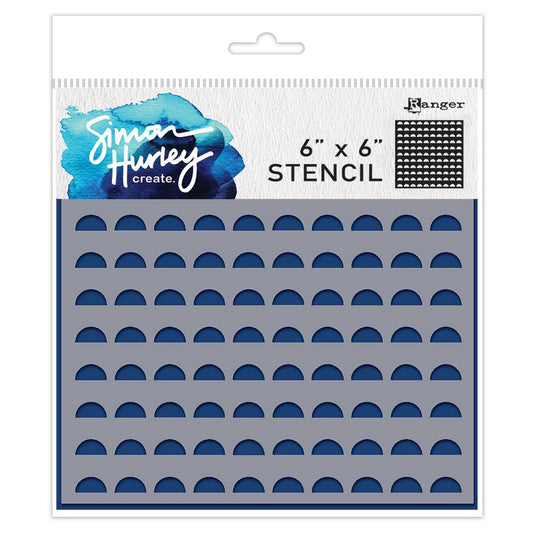 Ranger ink ranger • simon hurley create. stencil flip flop circles