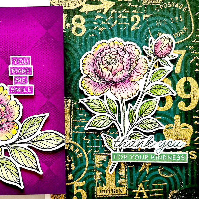 Afbeelding laden in galerijviewer, Ranger ink ranger • simon hurley create. stencils happy arches 3pcs
