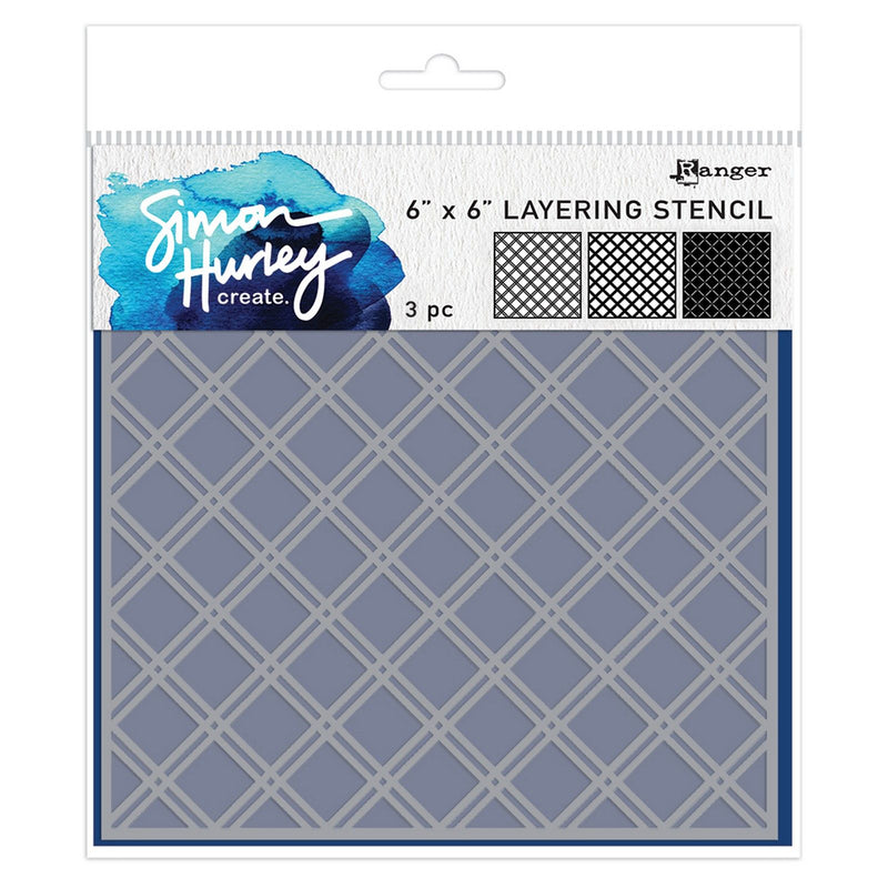 Afbeelding laden in galerijviewer, Ranger ink ranger • simon hurley create. stencils trellis 3pcs

