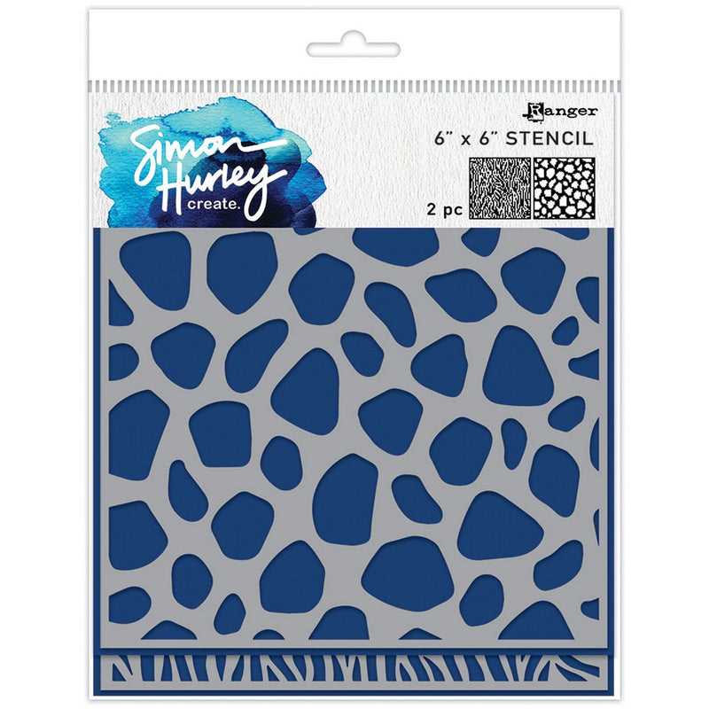 Afbeelding laden in galerijviewer, Ranger ink ranger • simon hurley create. stencils animal prints 2pcs
