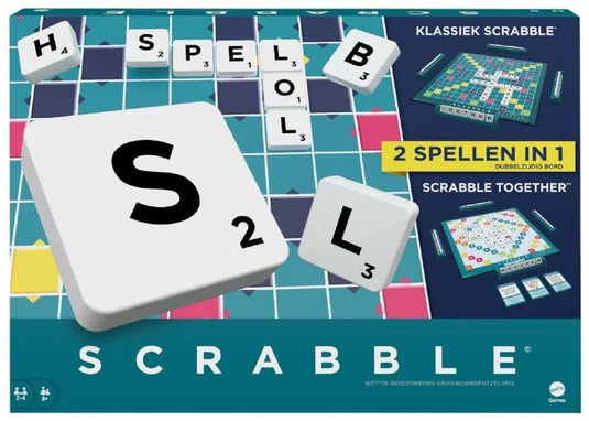 Mattel scrabble 2in1 bordspel