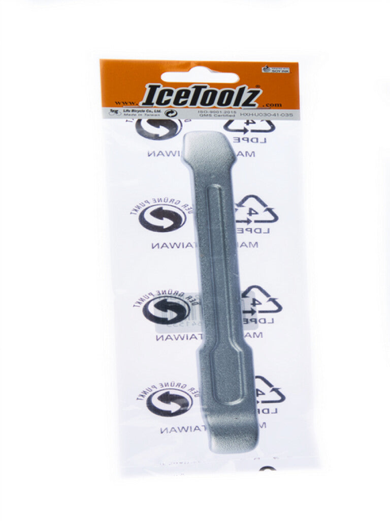Afbeelding laden in galerijviewer, IceToolz bandenlichters bromfiets 200mm staal
