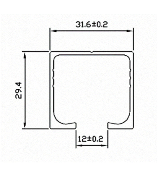 Icetoolz ophanghaak met rollers 65x380mm, p679