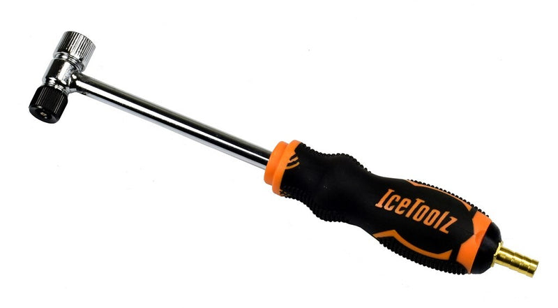 Afbeelding laden in galerijviewer, Buzaglo icetoolz pomp compressorhandvat + slangkoppeling, a912
