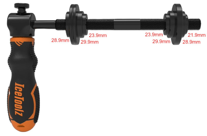 Afbeelding laden in galerijviewer, Icetoolz trapaslagerpers, bb30-bb86-bb92-bb386, 11r4
