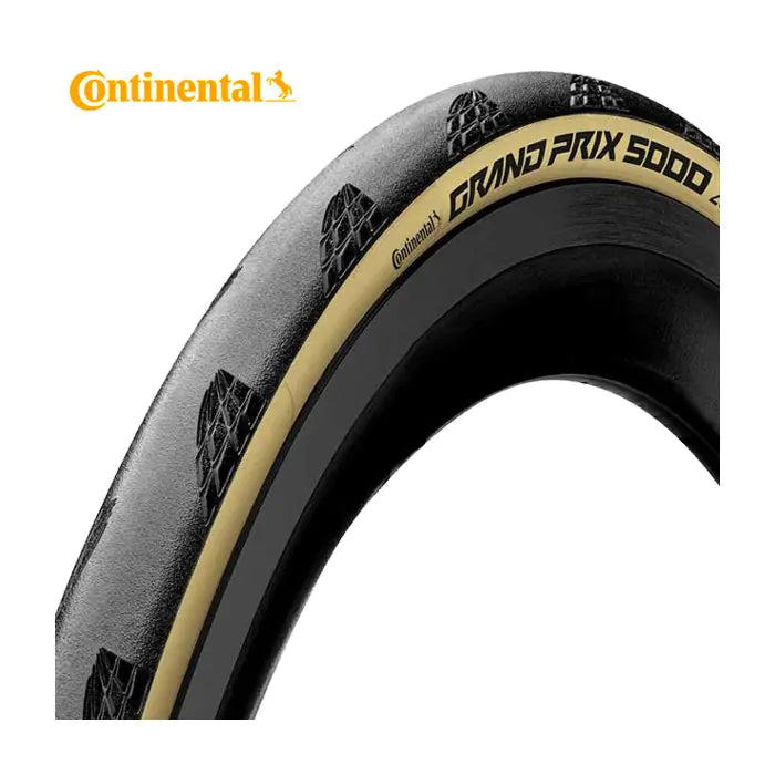 Afbeelding laden in galerijviewer, Continental GP5000 Racefietsband 700x25C Zwart Creme
