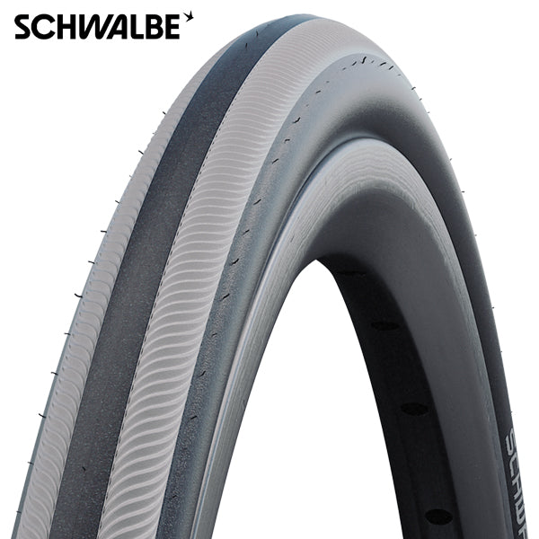 Afbeelding laden in galerijviewer, Schwalbe 24x1.00 (25-540) rightrun rolstoel zwart-grijs draad 10282387.01
