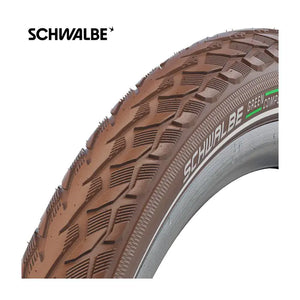Schwalbe buitenband 28x1 5 8x1 3 8 (37-622) delta cruiser bruin reflex