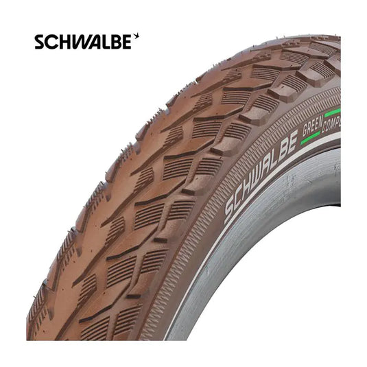 Schwalbe buitenband 28x1 5 8x1 3 8 (37-622) delta cruiser bruin reflex